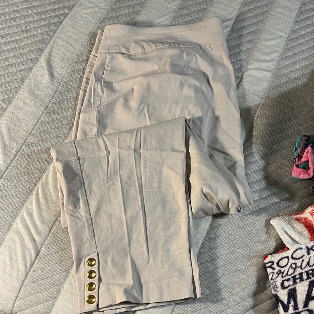 Counterparts Cream Straight Leg Pants